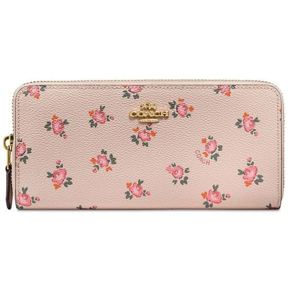 Coach Accordion Floral Bloom Wallet
